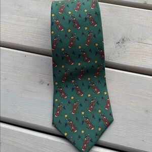 Tommy Hilfiger 100% Italian silk- Golf tie